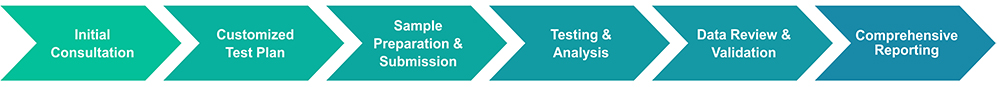 Workflow of biosafety testing services